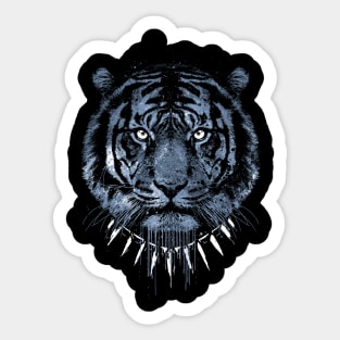 Black tiger Sticker